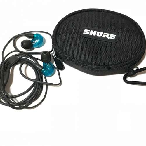 99% 新Shure 215 耳機連便攜袋