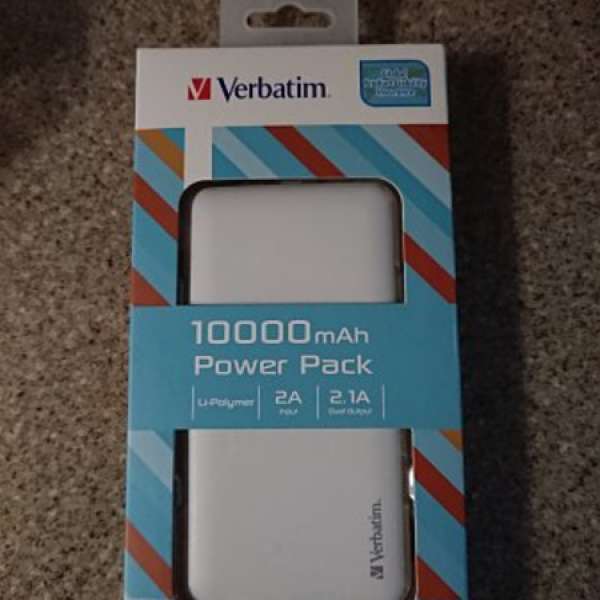Verbatim 10000mAh Power Pack  流動充電 尿袋
