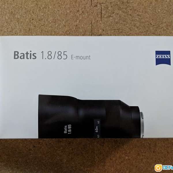 99.99%新有單全套 ZEISS Batis 85mm F1.8 for Sony E-Mount + B+W Filter