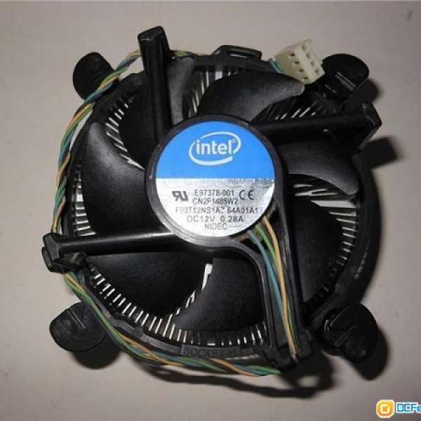 原裝 Intel LGA1150 1155 1156 CPU銅芯散熱器1個!