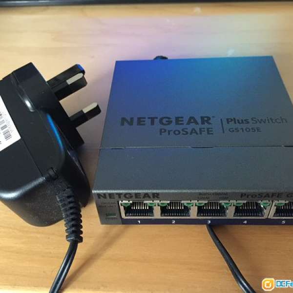 NETGEAR GS105E ProSafe Plus 5-port Gigabit Switch 專業網絡交換器 (非Sony Canon