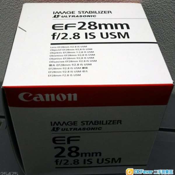 Canon EF 28mm f2.8 IS USM 99% new (行)