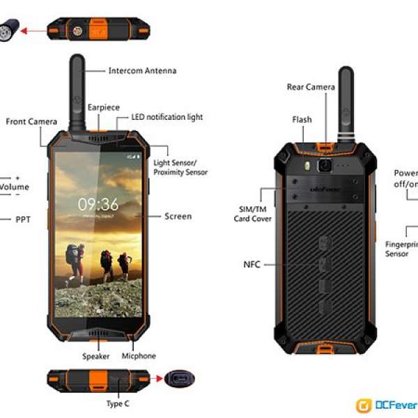 Ulefone Armor 3T (walkie talkies 手機）
