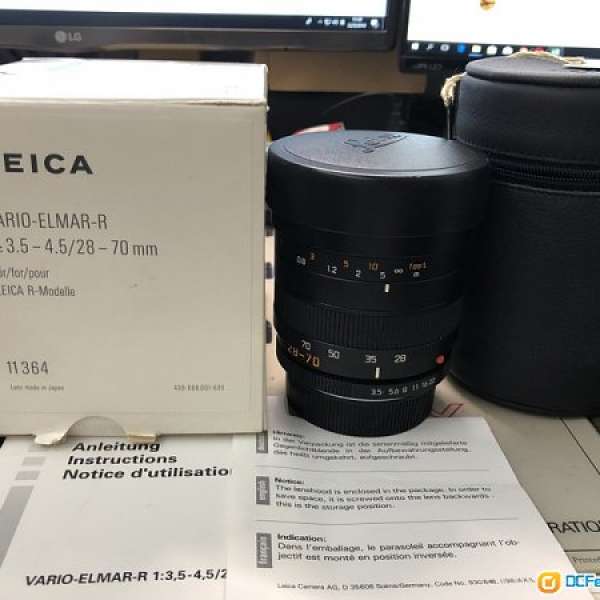 [大清貨，益用家] 99% New Leica R 28-70mm f/4 Rom Lens with box $3480 only
