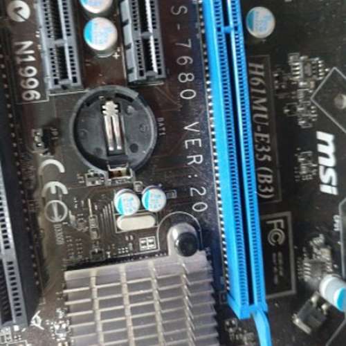 二手 MSI 壞底板 H61MU-E35 (B3)