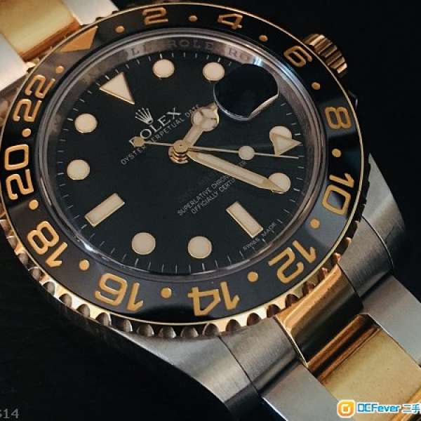 Rolex 116713 勞力士 GMT Master II 金鋼