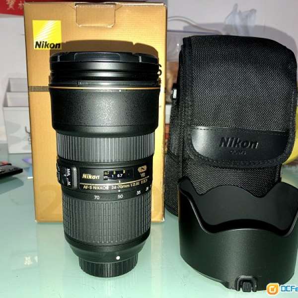 Nikon AF-S NIKKOR 24-70mm f/2.8E ED VR 行貨95%新 長保養