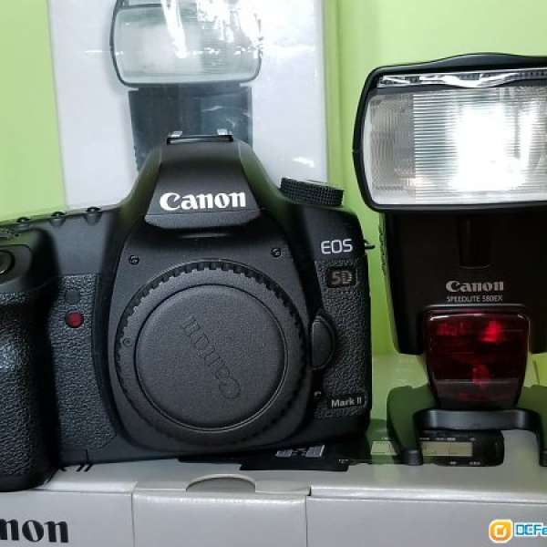 CANON 5D Mark2 + 原廠580EX閃光燈 + 國家地理雜誌相機袋NG2476