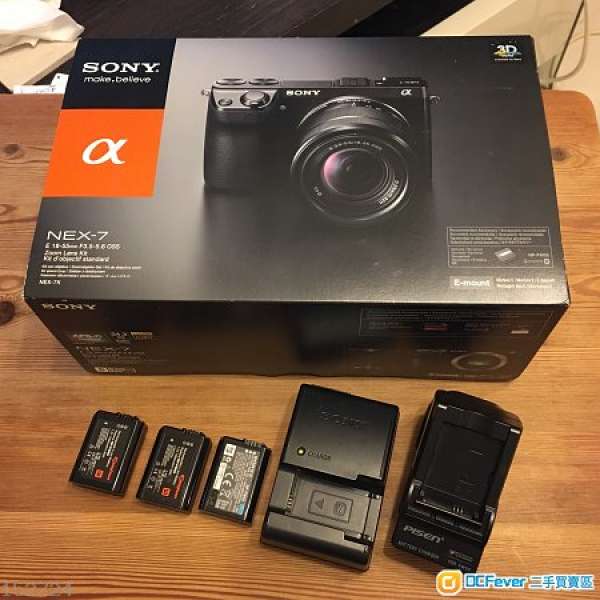 行貨 Sony NEX-7 18-55mm Kit set 全套 連叉電器