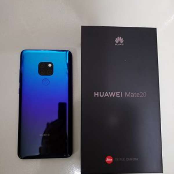 HUAWEI Mate20 128G 極光色 中國移動購買全套有單 11月25日