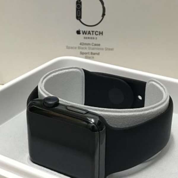 Apple Watch 42mm 黑鋼 series 2