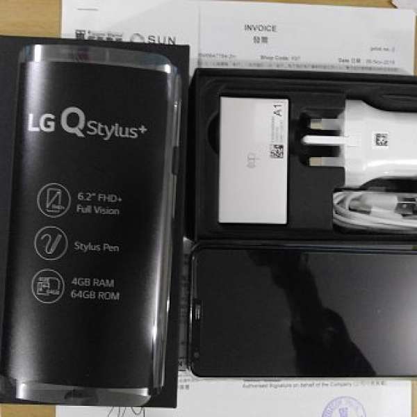 LG Q stylus+ 電訉數碼行貨藍色 4GB:RAM 64Gb:ROM