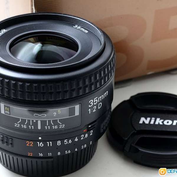 Nikon AF Nikkor 35mm f/2 D 第一代AF鏡 新淨有盒 95新 唔係死利爛利 AF鏡中少有 質...