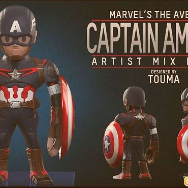 Captain America (Artist Mix Figure) by Touma 95% new