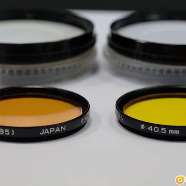 Minolta 40.5mm Filter A12 & Y52 黑白相用