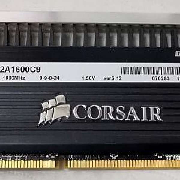 Corsair Dominator DDR3 4GB 1600MHz CL9 (感激不盡)