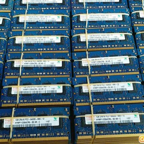 250pcs  Hynix  ddr2  1gb  800  ( notebook ) intel T7500 cpu