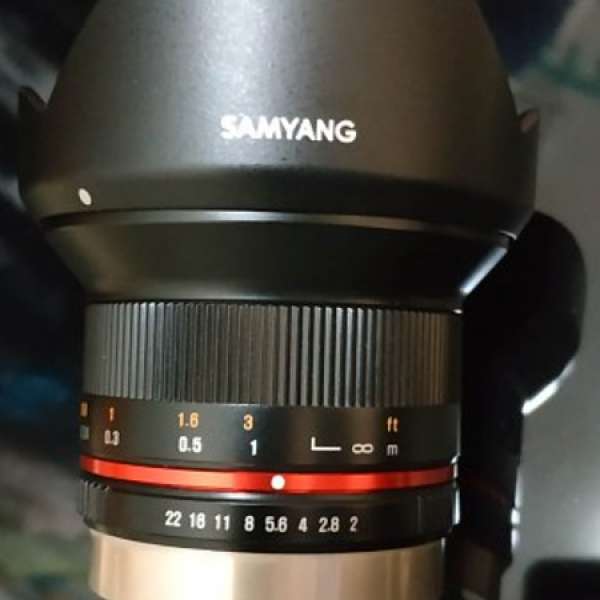 Samyang 12mm F2.0  NCS CS for Fujifilm X-T2 X-T3 X-T20 99%new