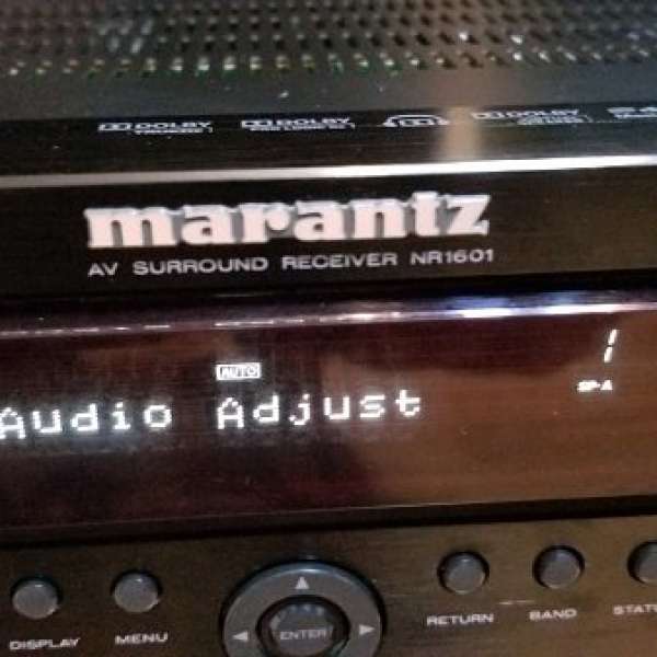 Marantz  Nr1601 7.1Av擴音機，淨機及電源線，100%work