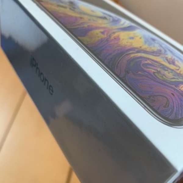 全新未開封iphone xs max 256g 銀色