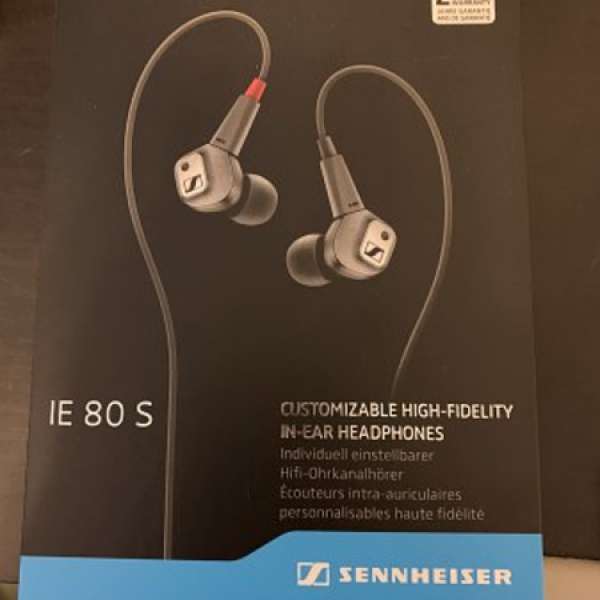 Sennheiser Ie80s 有年半保 full set