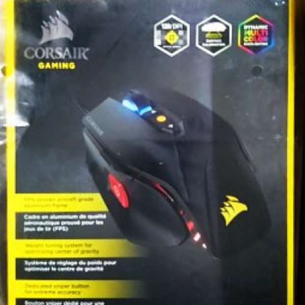 全新 Corsair M65 Pro RGB FPS Gaming Mouse 電競 滑鼠