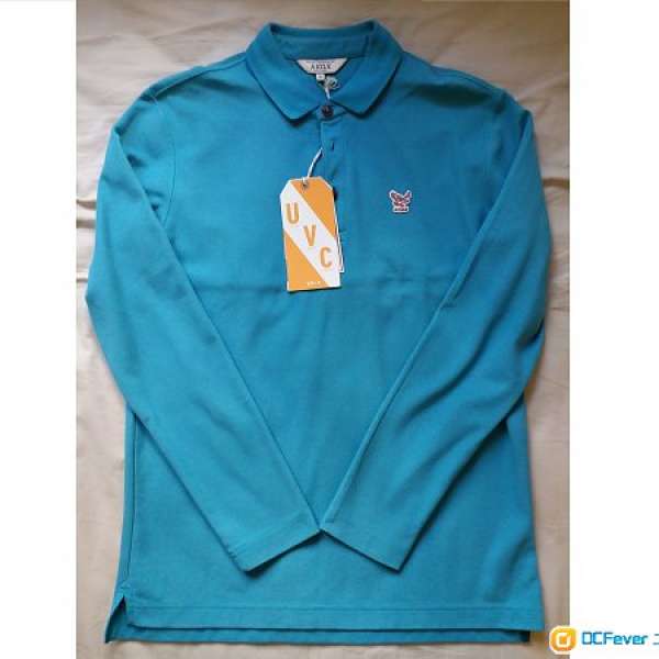 (全新) 男裝 AIGLE 長袖Polo shirt 中碼 (Superdry Hollister Columbia A&F)