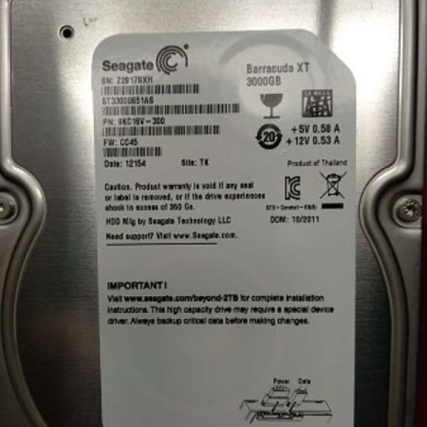 Seagate 3Tb Hard Disk