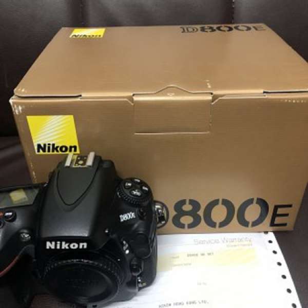 全套有盒 行貨 Nikon D800E