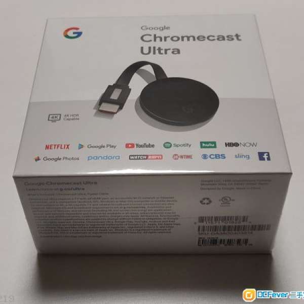 Chromecast Ultra (Black) for 4K Display