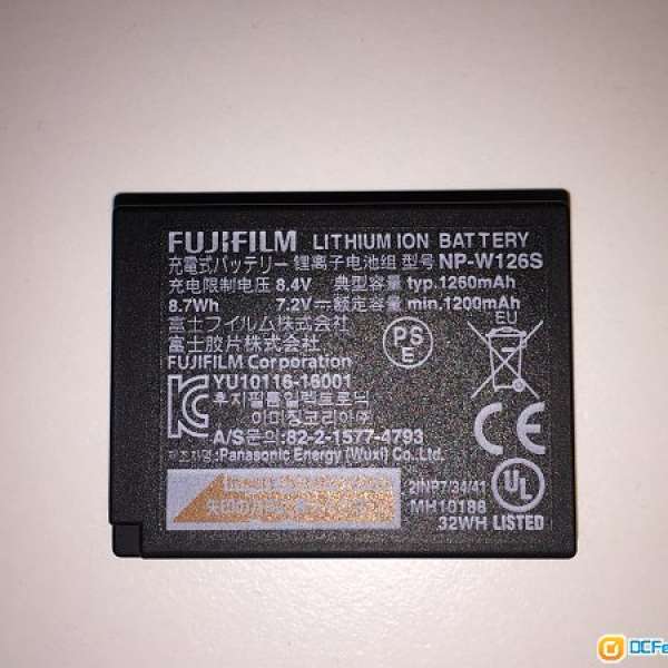 fujifilm w126s 富士電池
