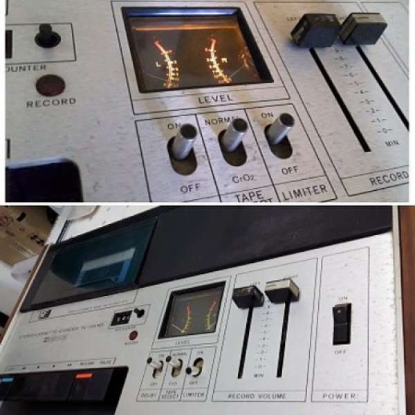 2部壞機  古董Sony卡式帶唱機 及 仿古CD收音機