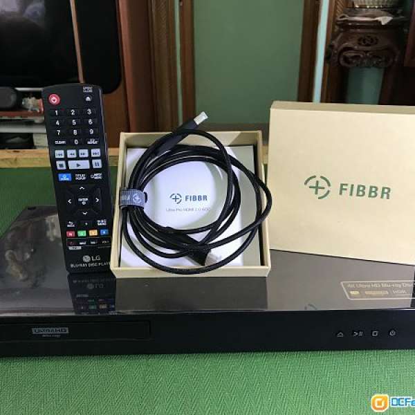 Lg UP970 4k + FIBBR 1.5米 光纖HDMI 線
