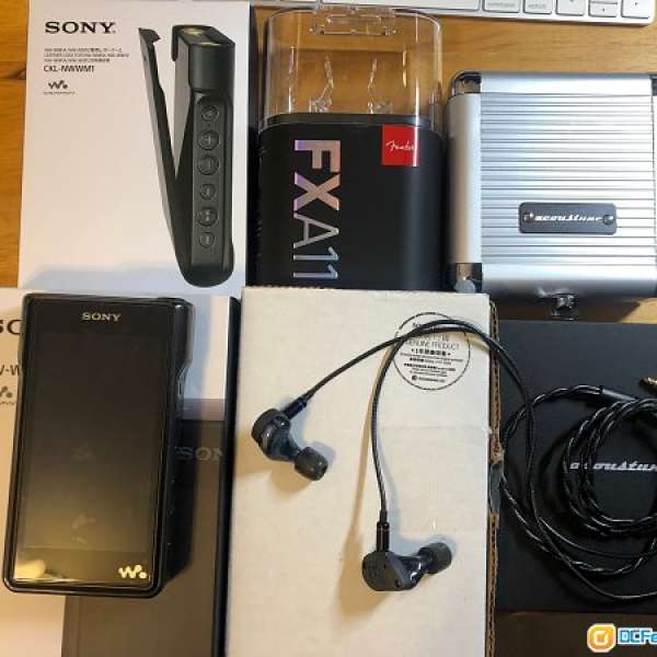 Sony NW-WM1A, Fender FXA11, Accostune ARC23