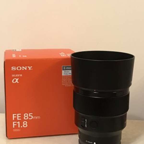 Sony FE 85mm F1.8 / SEL85F18 / 85 1.8 (有保)
