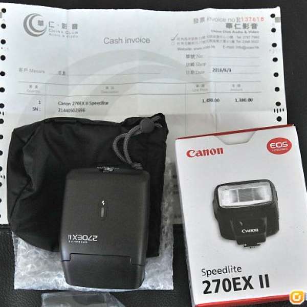 全新 Canon Speedlite 270EX II
