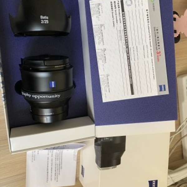 90% new Carl Zeiss Batis 2/25, for sony e mount