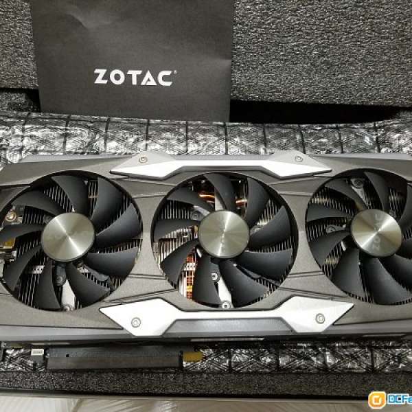 急放!! zotac 1080 ti amp extreme 極新淨!! 送sli橋!! 屯門交收再減!!