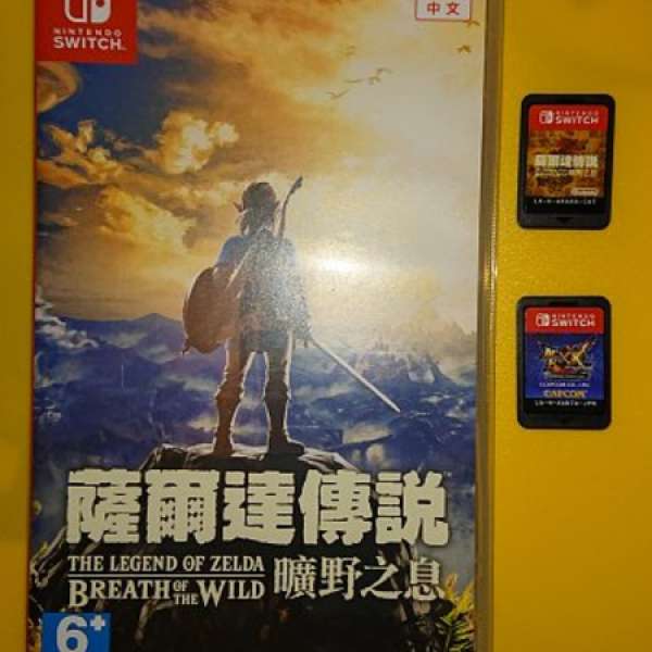 Switch game 蕯爾達中文，Monster Hunter XX日文