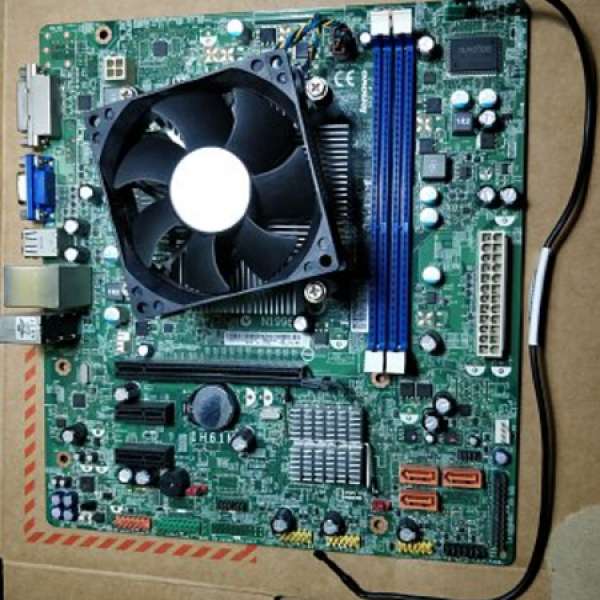 H61 底板 + Pentium G630 + CPU cooler