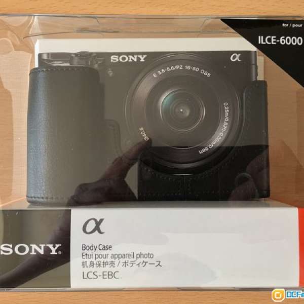 全新 原裝 SONY A6000 用機身套 《ILCE-6000》(黑色)