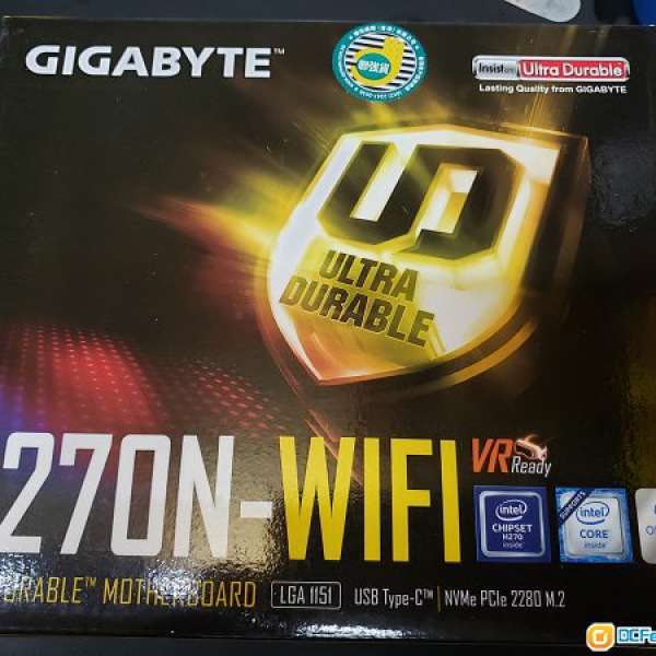 Gigabyte GA-H270N-WIFI (ITX, 1151)