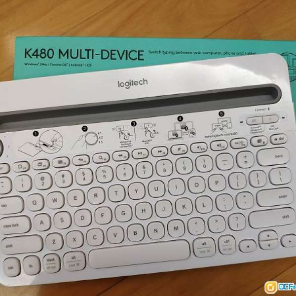 Logitech K480 Keyboard (藍牙~windows/mac/android/ ios通用）