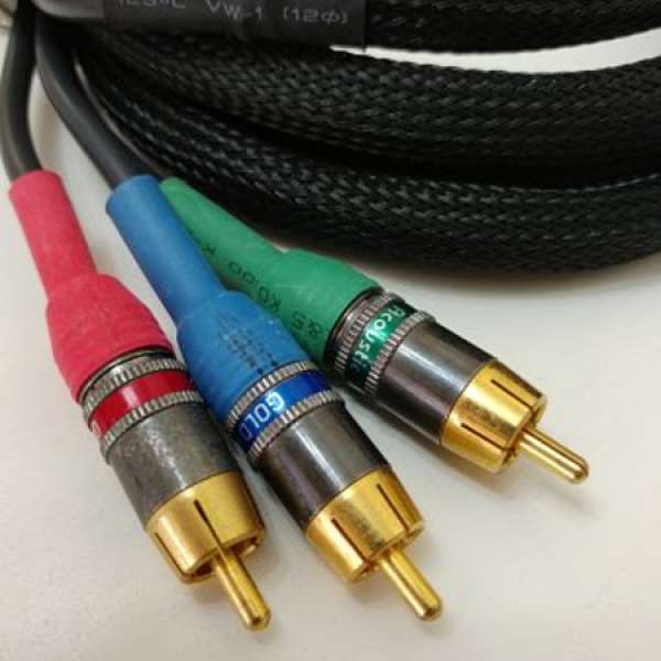 高質 Component Video Cable 色差線