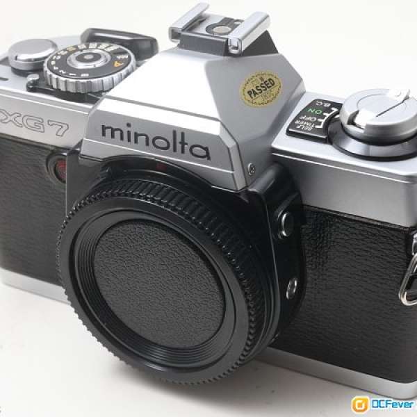 Minolta XG-7-------- 產自1977年 輕、細、易用、測光絕對準確、可用所有Minolta手...
