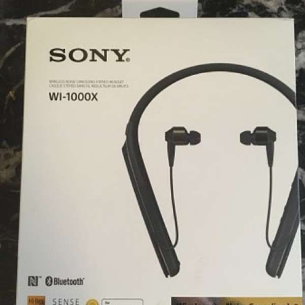SONY wi-1000x bluetooth noise canceling earphone 藍牙降噪耳機