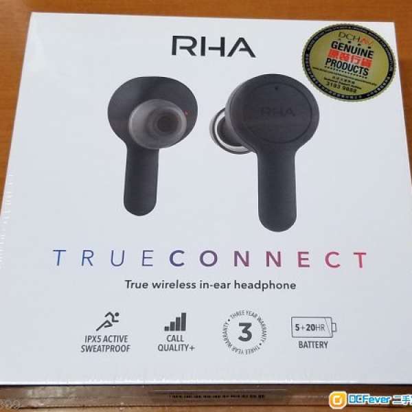 100% 全新 RHA TrueConnect Bluetooth Earphone