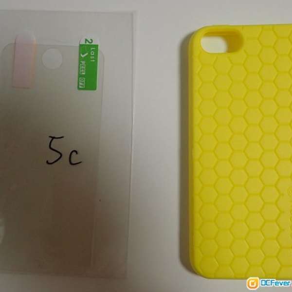 iPhone 5C 膠面貼 和 機套