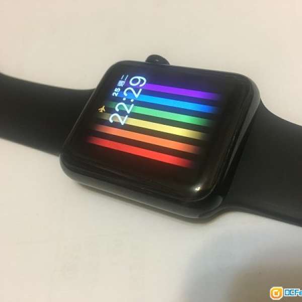 apple watch 42mm 黑鋼 第一代