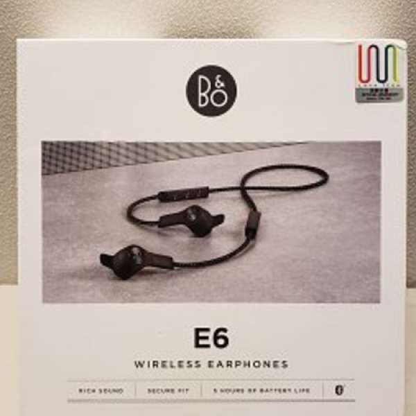 二手新淨 B&O Beoplay E6 藍牙耳機 黑色 香港行貨 有保